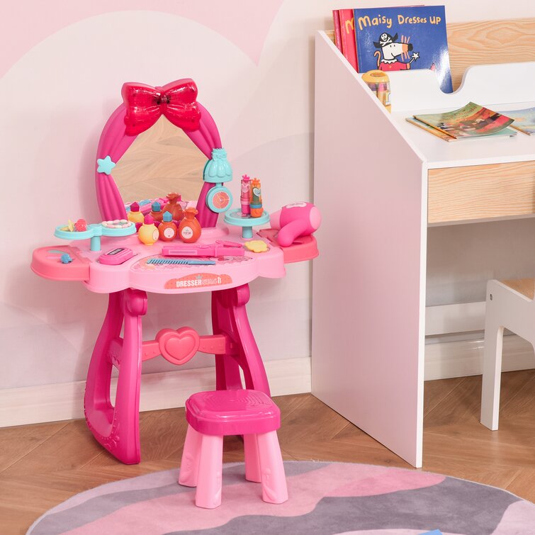 Toy dressing deals table set